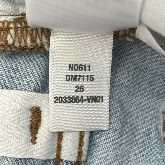 Madewell Superwide-Leg Jeans in Ahern Wash Airy Denim Edition size 26 NO611 - Picture 11 of 11